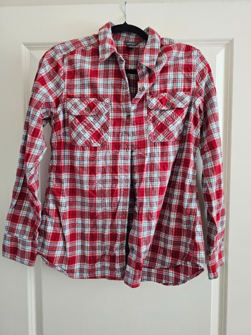 Eddie Bauer Plaid Long sleeve - Large